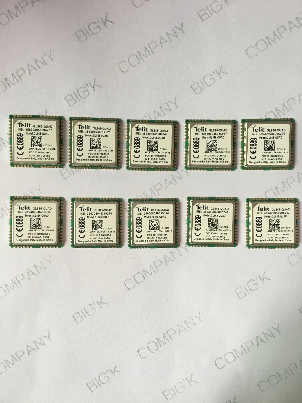 JINYUSHI для Telit GL865-QUAD GL865 2G 100% новый и оригинальный подлинный дистрибьютор GSM GPRS