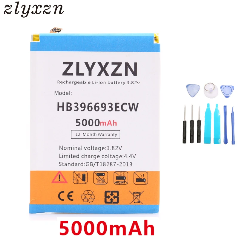 5000mAh HB396693ECW Battery For Huawei Mate 8 NXT-AL10 NXT-TL00 NXT-DL00 NXT-CL00 mate8 mobile phone +tools | Мобильные телефоны и