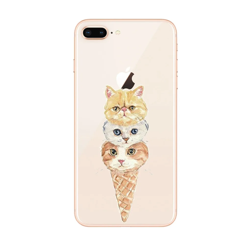 Эксцентричные открытые Чехлы seracase для iphone X 6 6S 7 8 6plus 7plus plus мягкий силиконовый