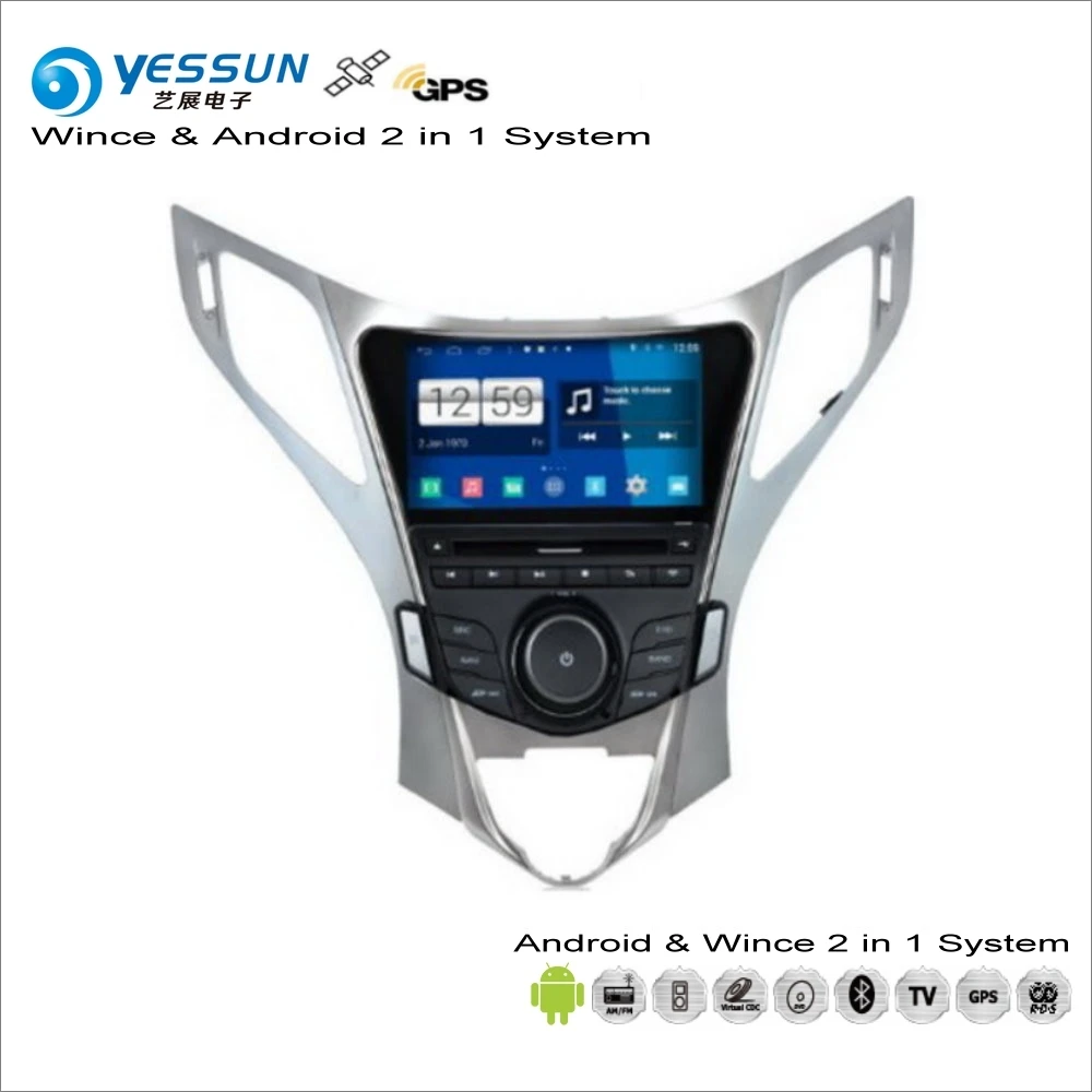 YESSUN для hyundai Azera/Grandeur 2011~ автомобильный Android мультимедийный радио CD dvd-плеер gps Navi Навигация Аудио Видео Стерео