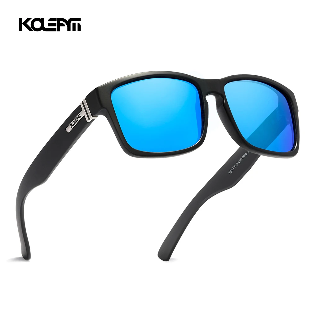

KDEAM Classic Polarized Sunglasses Men 100% UV Protection TR90 Unbreakable Frame Square Oversized Outdoor Eyewear Women KD747-C2
