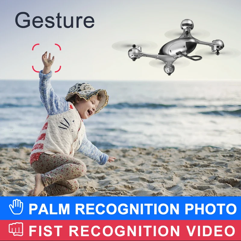 Дрон SMRC M6 RC с камерой 4K Дроны HD 1080P WiFi FPV Quadcopter Follow Me оптический позиционирование