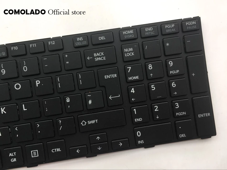 Британская клавиатура для Toshiba Satellite Pro A50 A W50 черный ноутбук британская раскладка