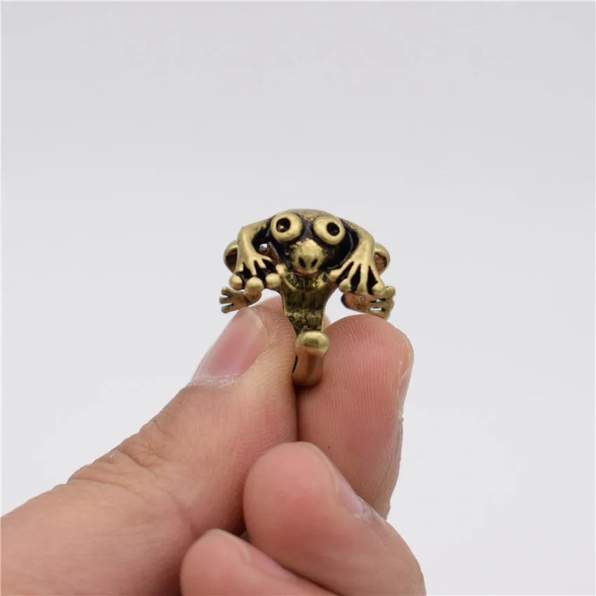 Лидер продаж 2017 модное винтажное регулируемое кольцо с животным LPHZQH симпатичной