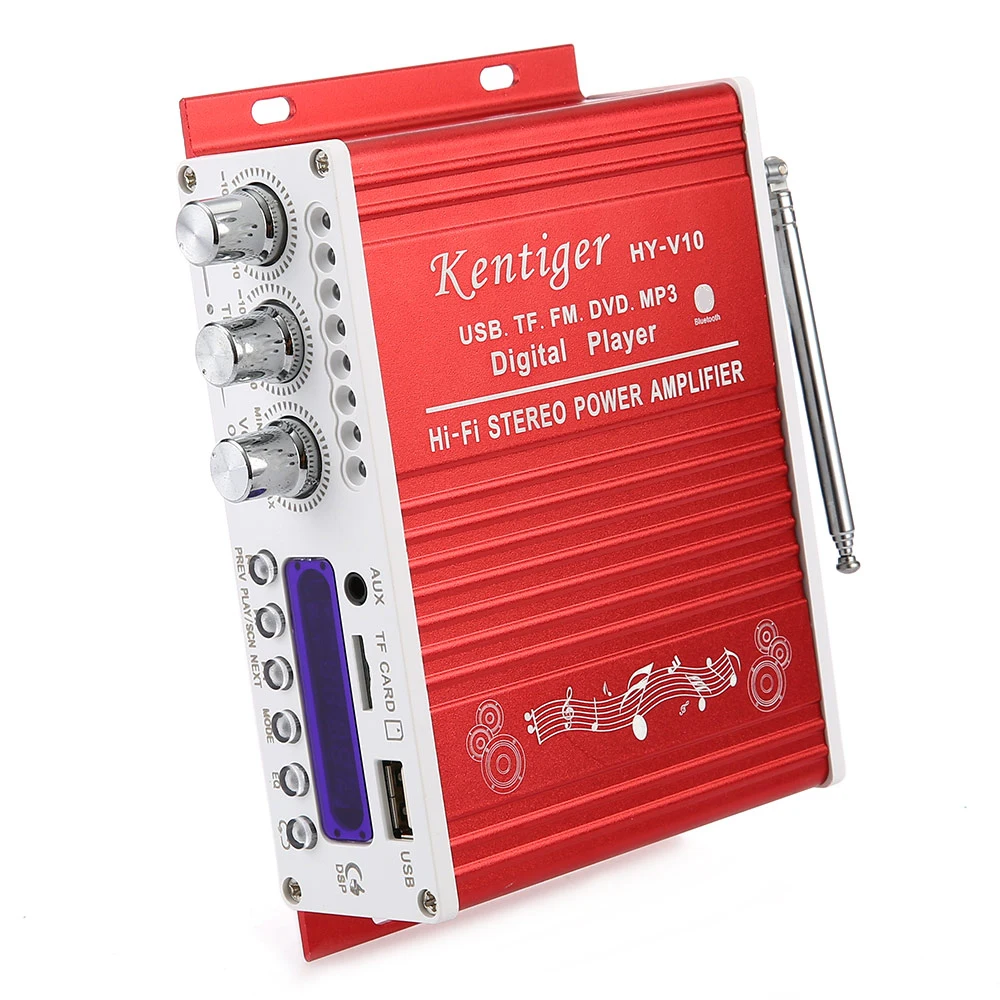 Kentiger V10 Bluetooth Hi Fi стерео класса AB Super Bass аудио Мощность усилитель старший