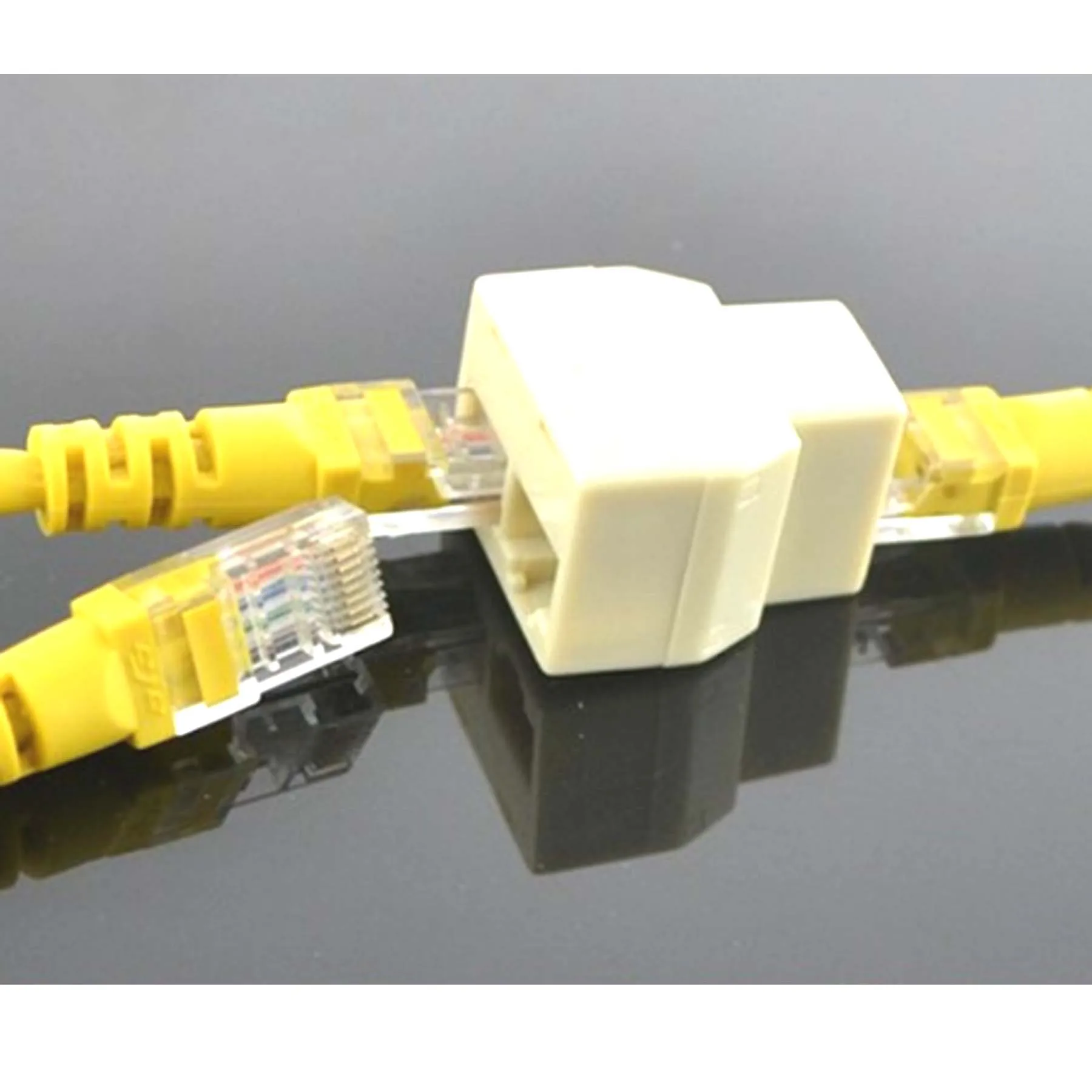 RJ45 CAT5 6 Ethernet кабель Порт локальной сети от 1 до 2 розетка Новинка|adapter connector|adapter