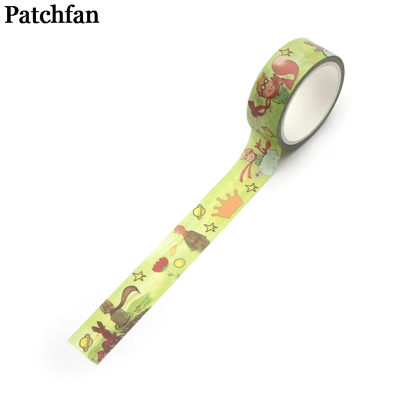 Patchfan Маленький принц мультфильм милый забавный DIY Скрапбукинг дети клейкая бумага Васи маскирующая Лента Печатный шаблон наклейки a80