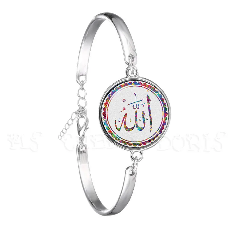 Браслет цепочка унисекс с кабошоном 16 мм|Цепочки и браслеты| |