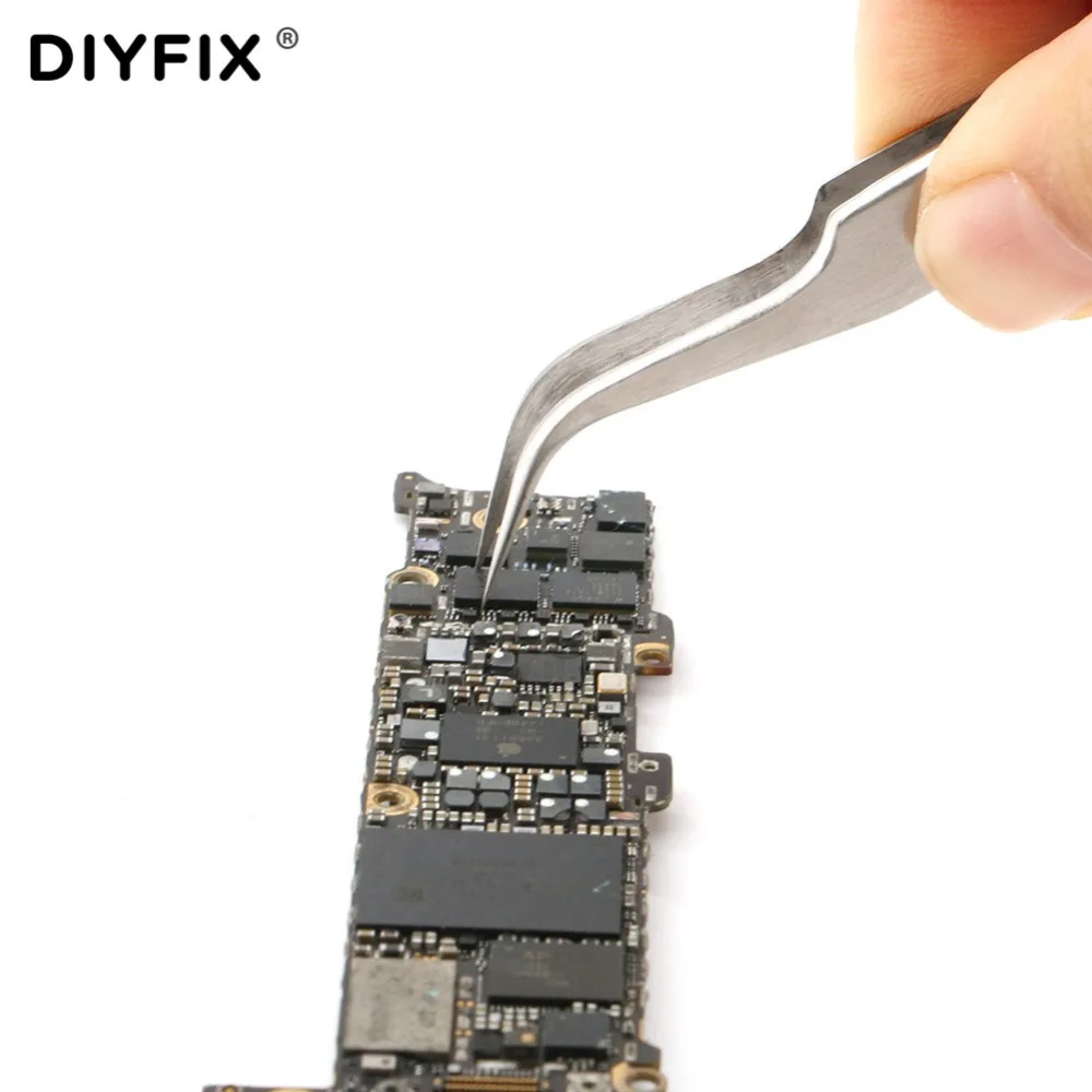 Набор прецизионных электронных пинцетов DIYFIX 6 в 1 из нержавеющей стали