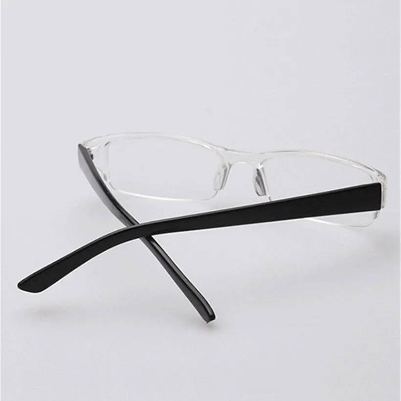 Модные полу кадр очки для чтения мужчин и женщин читателей небольшой ультра