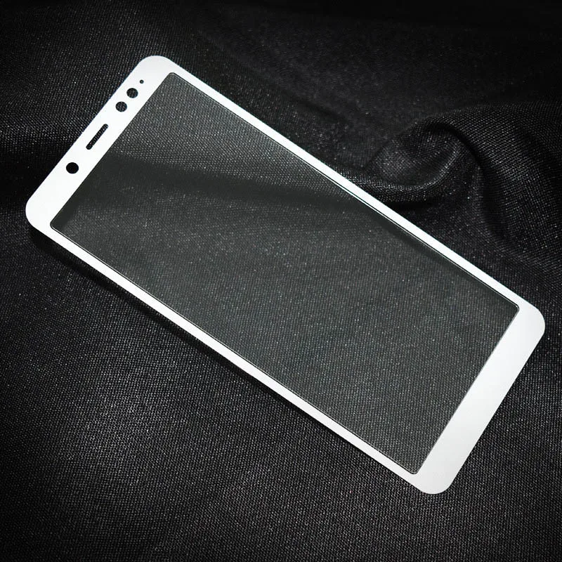 Redmi Note 5 стекло Mofi для Xiaomi Redmi Note 5 Закаленное стекло протектор экрана 9H 2.5D твердая крышка для телефона, которая полностью закрывает переднюю часть Redmi Note 5 Pro - Цвет: White