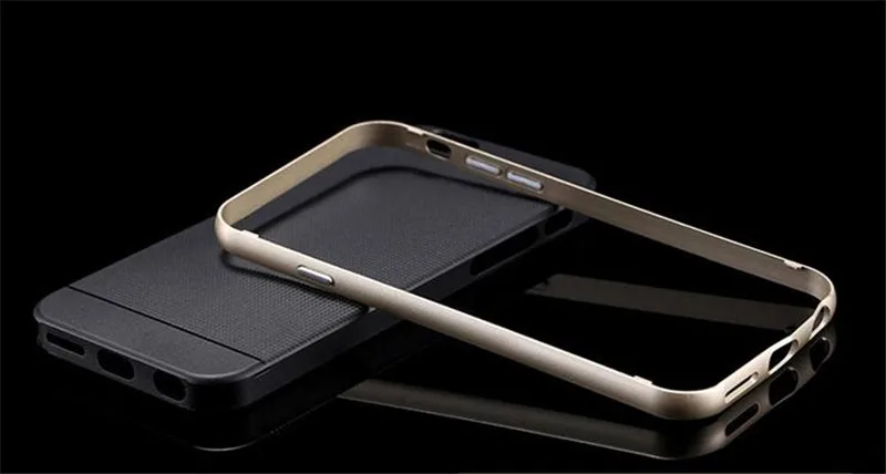 Горячие люкс броня чехол для iPhone 5 / 6 плюс противоударно двухслойный мобильные