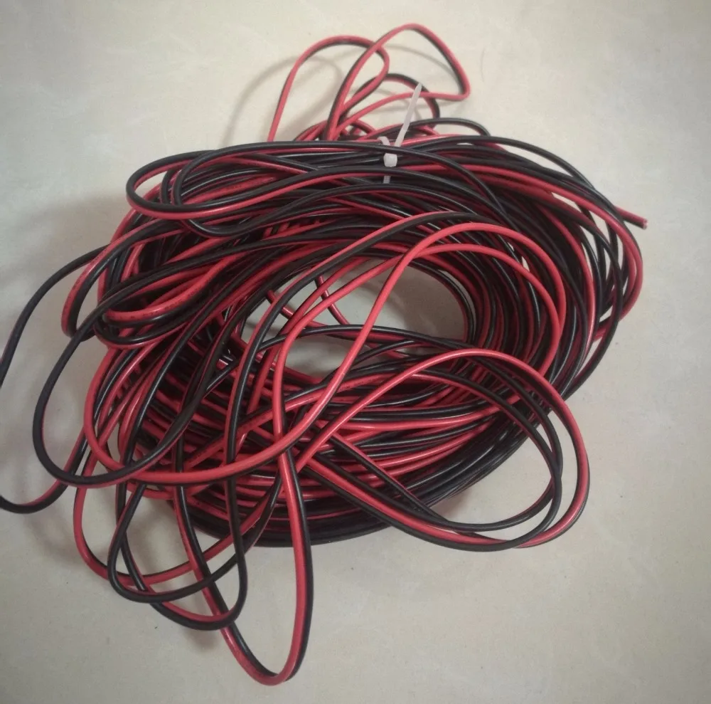 0 75 ^ 2 18AWG луженая медь красный черный 2-контактный провод электронный продукт