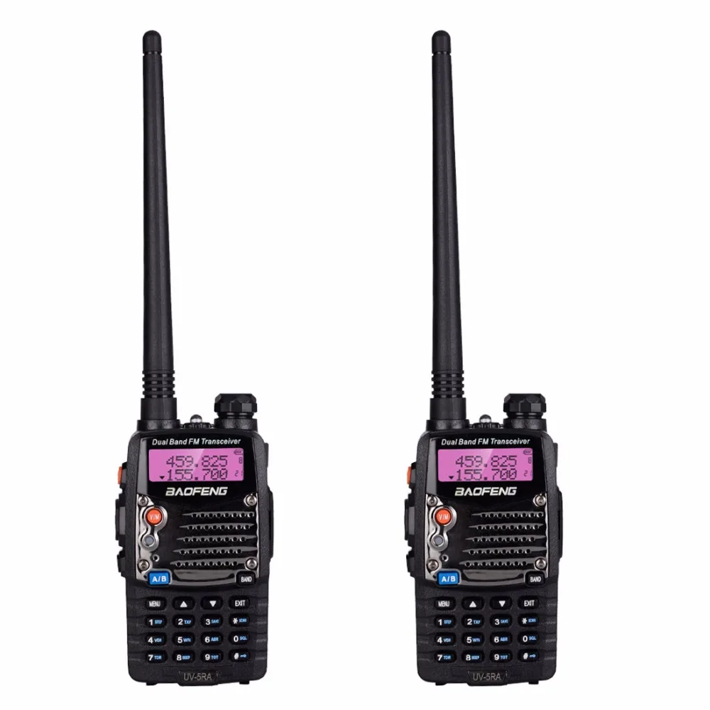 BAOFENG Long Range Walkie Talkie с наушниками Uhf Vhf UV 5RA Dual Band CB Ham радио сканер Полиция 5 Вт