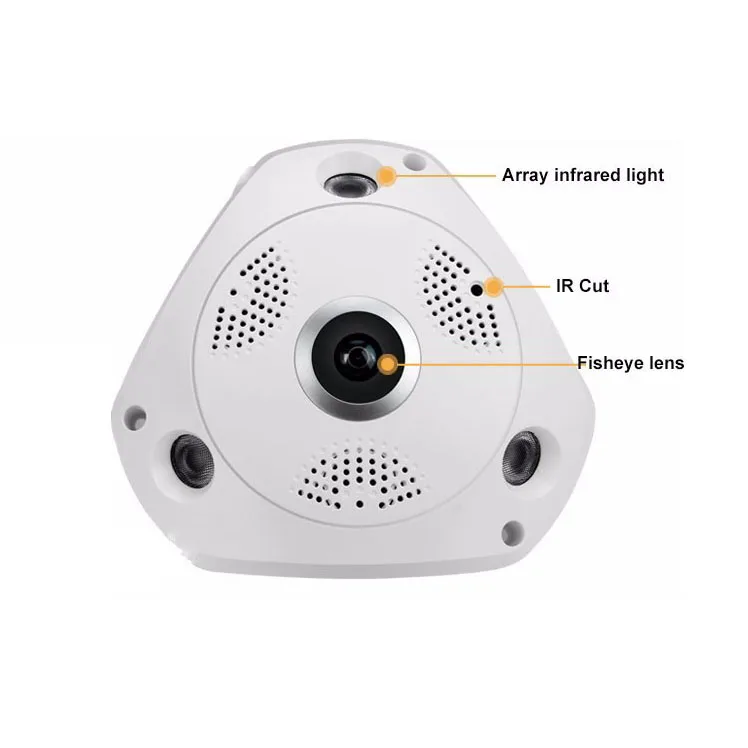 360 градусов панорамная камера CCTV Камера Wi-Fi 5MP HD Беспроводной Очки виртуальной