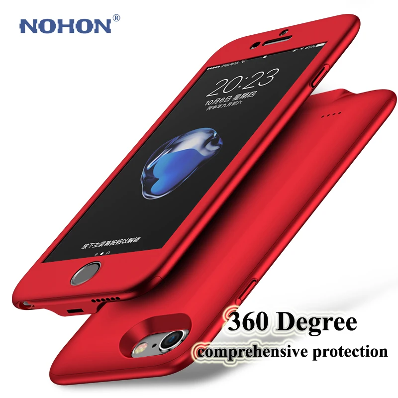 Чехлы Nohon для Apple iPhone 6 s 7 7G 2500 мА/ч внешний аккумулятор сверхтонкий портативный