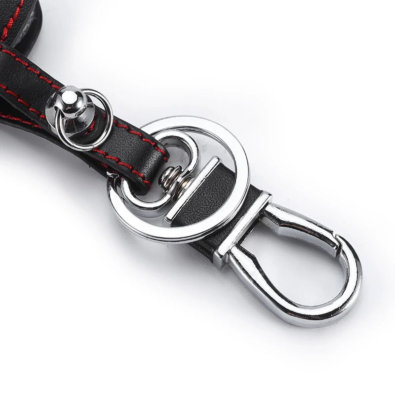

Leather Key Cover For Starline E90 E91 E60 E61 E62 LCD Remote Control Only Two Way Car Alarm Keychain Case