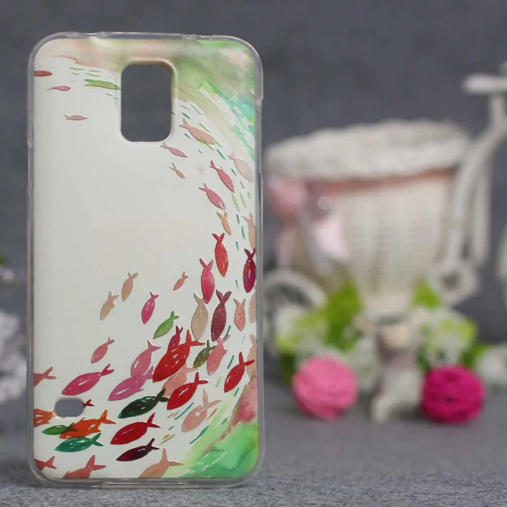 3D Relief Case For Samsung S5 Phone Silicone Gel Cases Soft TPU Cover Galaxy I9600 SM-S5 Fundas Coque | Мобильные телефоны и