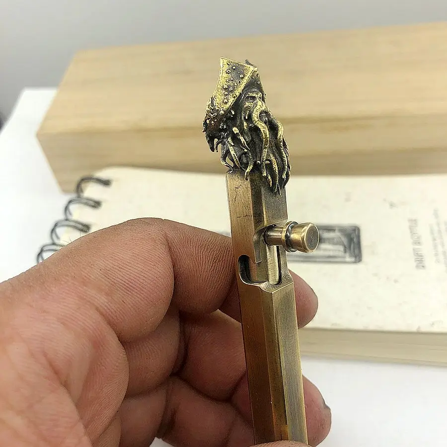 Открытый Дорожный набор инструментов EDC ручная сварка латунь Davy Jones креативный