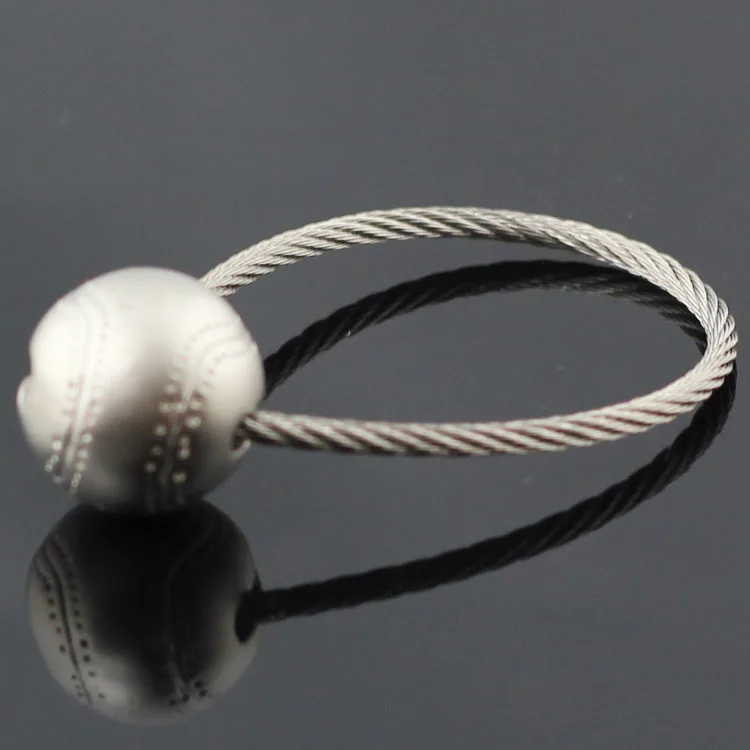 3D Мяч Модель брелок спортивный трос Баскетбол Футбол Теннис кольцо брелок|key