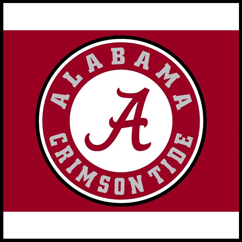 Alabama Crimson Tide Нация Флаг 3ft х футов Баннер 100D Полиэстер металла Прокладки завод