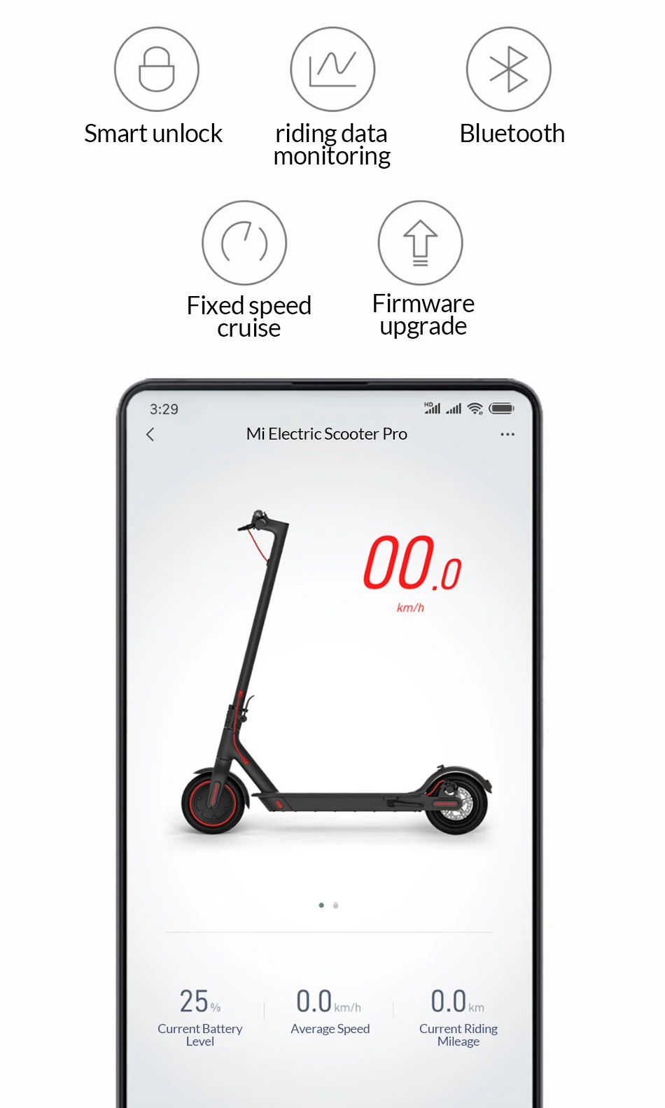 Xiaomi электрический скутер mijia M365 Pro взрослый Лонгборд Ховерборд скейтборд 2 колеса patinete электрический скутер с приложением