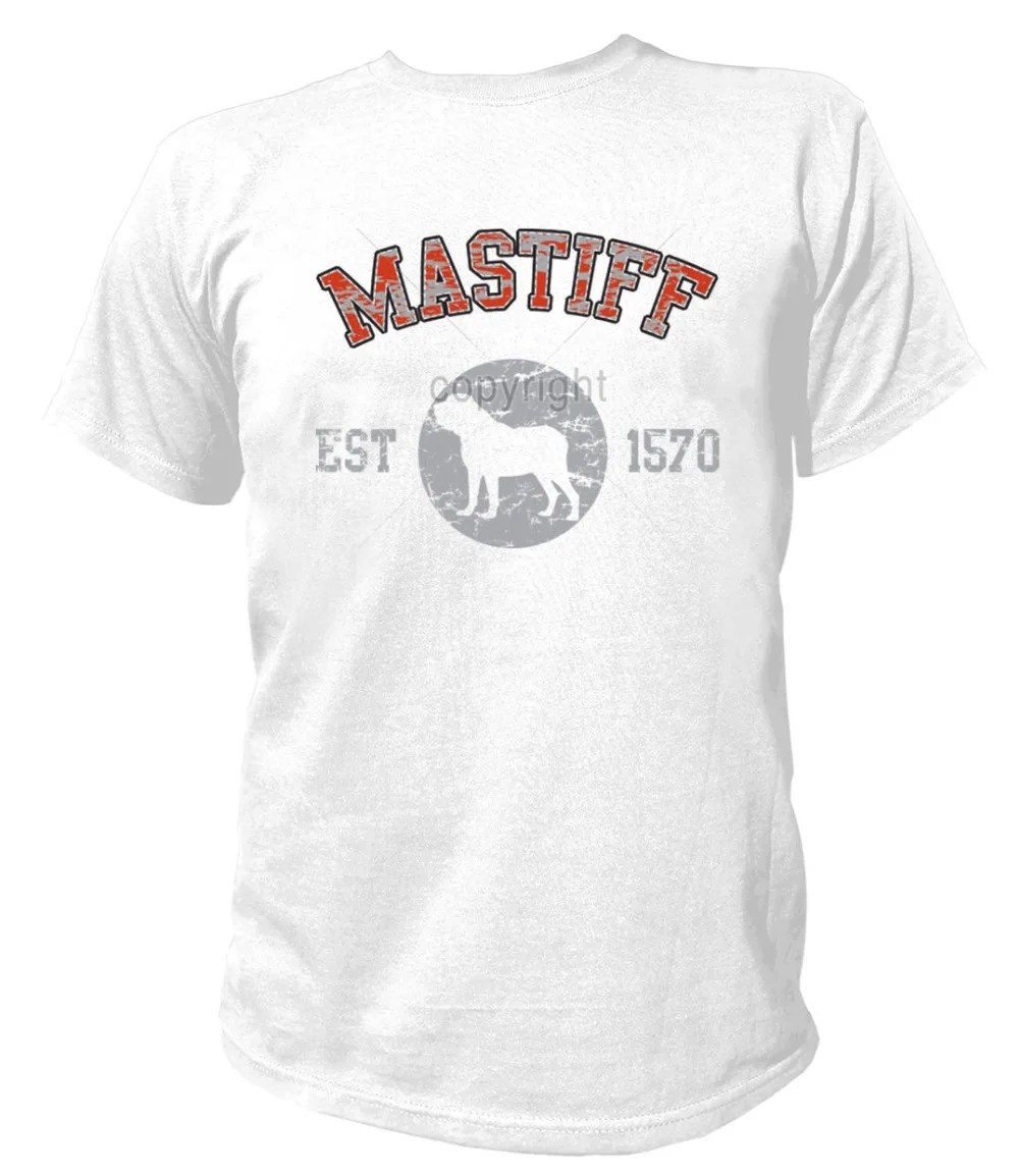 Футболка Hunde MASTIFF Molosser Hund Dog Welpe Breed Rasse Tier englischer 17419 | Мужская одежда