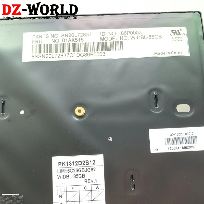 Клавиатура новая Оригинальная с английской подсветкой для ноутбука Lenovo Thinkpad T470