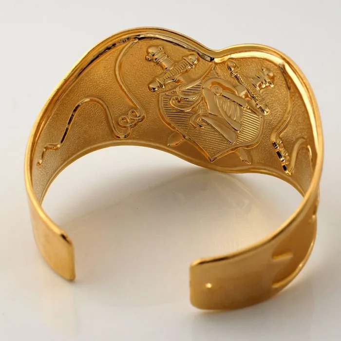 Браслет манжета в винтажном стиле с фианитами|cuff bracelets|gold colorcuff bracelet gold |