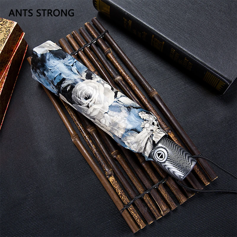 ANTS STRONG Windproof 10 bones Automatic umbrella/High-quality men and women business umbrella sunny | Дом и сад