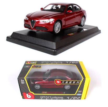 Новое поступление Maisto Bburago 1:24 Alfa Romeo GULIA модель спортивного автомобиля литая модель автомобиля игрушка для детей подарки с коробкой