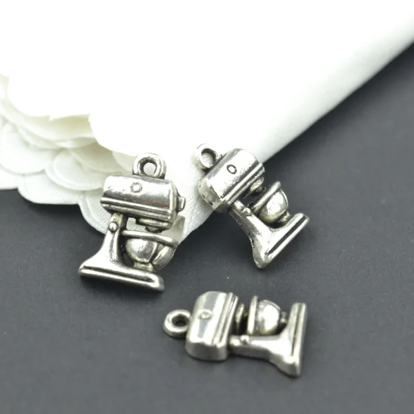 Подвеска-миксер из цинкового сплава под старину серебро 25 шт. Ювелирная