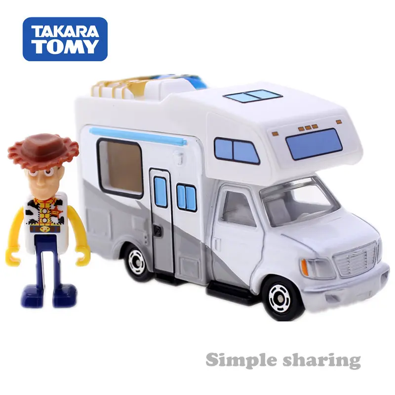 Takara Tomy Tomica автомобиля Дисней История игрушек 4 TS-01 Вуди и RV литья под давлением