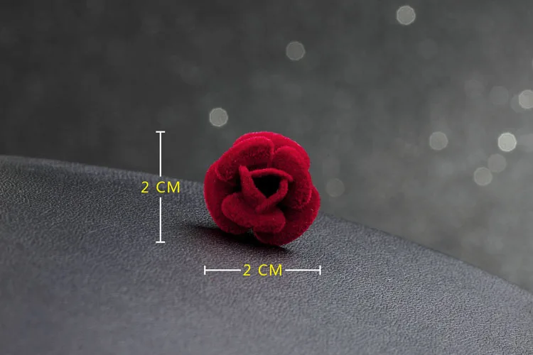 Korean brand design mini flannel fabric flowers collar pin corsage brooch fashion suit decorative ornament jewelry | Украшения и