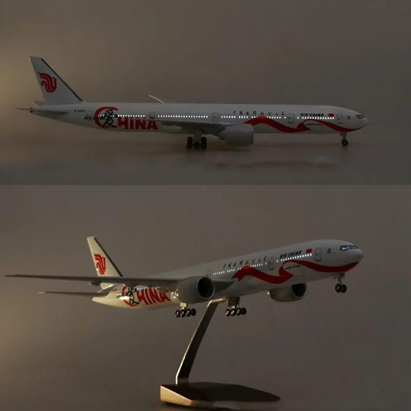 1/157 масштаб 47 см самолет китайские авиалинии Boeing 777 B777 DreamlinerAircraft воздушная Модель W светильник литой под давлением пластик