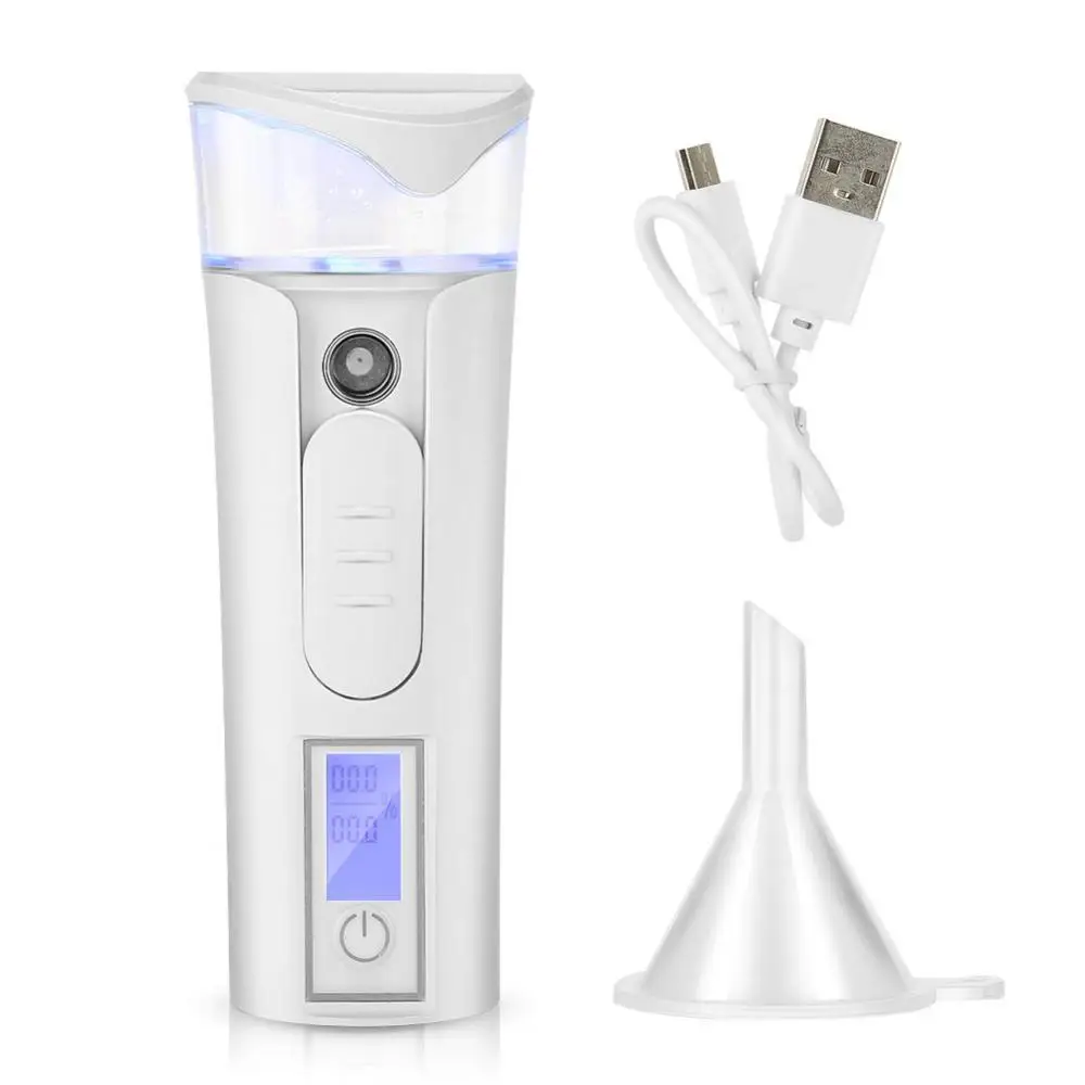 30ml USB Портативный миниатюрный опрыскиватель лица тела небулайзер Паровая установка увлажняющий уход за кожей мини уход за кожей лица спрей Красота инструментальное устройство - Цвет: 30ml
