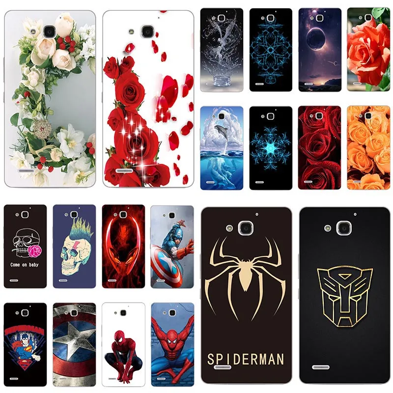 Soft Silicone Cases For Huawei Honor 3X G750 3 X G750-U00 5.5&quot Case Cover Cute Printing Drawing Phone Back Fundas | Мобильные