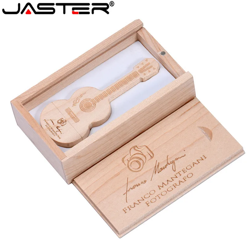 JASTER USB флеш-накопитель деревянная гитара флеш-накопитель 2,0 32 Гб Флешка 64 ГБ 16 ГБ 4 ГБ карта памяти U диск