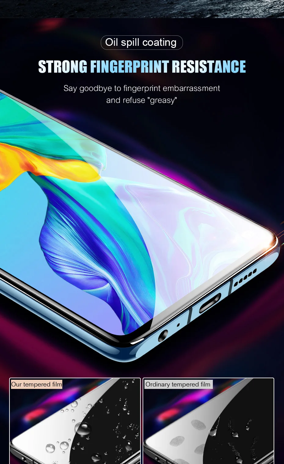 25D полностью закрывающая Защитная Стекло для huawei P30 P20 Pro Lite Экран протектор Закаленное Стекло для Honor 9 Lite 10 Стекло пленка