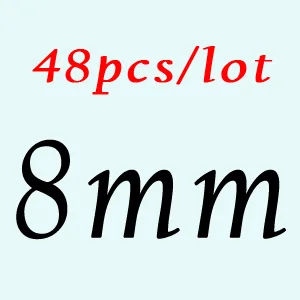 8mm Натуральная водная аура, Кристальный кварц, прозрачный 6-10 мм, круглые бусины, сделай сам, браслет, ожерелье, серьги, ювелирное изделие, рукоделие - Цвет: 8mm