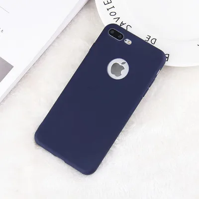 Силиконовый чехол для iPhone 7 Plus X 8 plus Apple 6 6s 5 SE мягкая задняя крышка из ТПУ