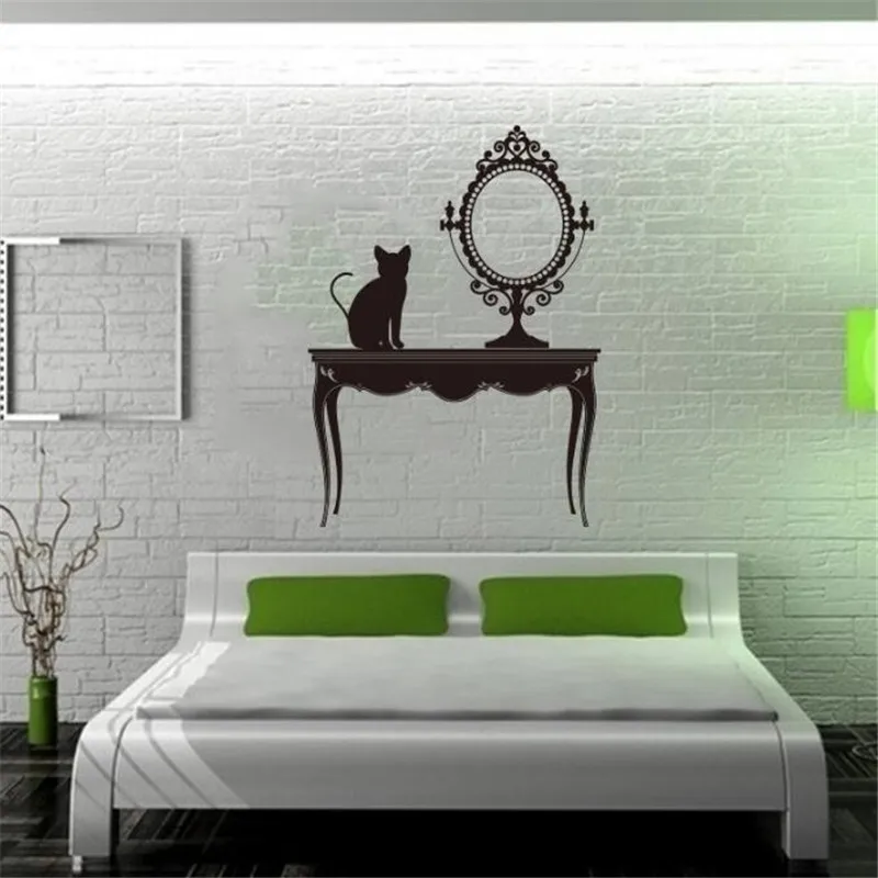 IDFIAF сексуальная леди девушка силуэт нанесение макияжа виниловая художественная