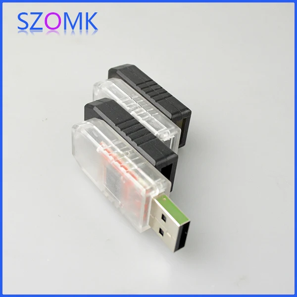 6 шт./лот пластиковый корпус mini usb в прозрачном цветном корпусе для электроники из