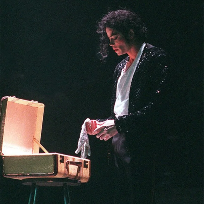 Billie Jean Classic MJ Майкл Джексон разразы Ultimate коллекция перчатка с кристаллами ручная