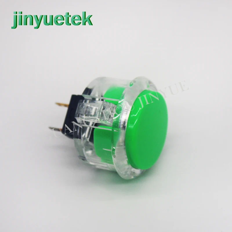 30mm kit arcade push sanwa buttons 5v led game machine Clear Edge button crystal For Jamma DIY Arcade Joystick | Спорт и развлечения