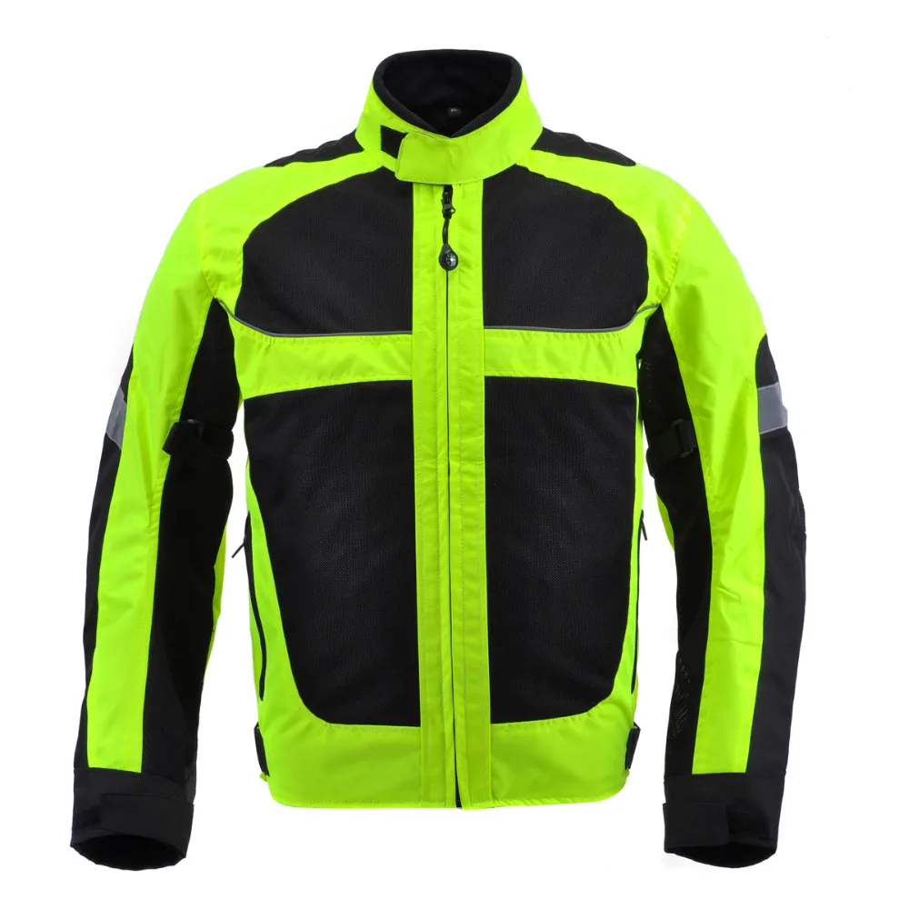 Motorcycle jacket racing motorcycle men jaqueta motorbike motos motociclismo chaqueta moto mesh breathable reflecive black XXXL |