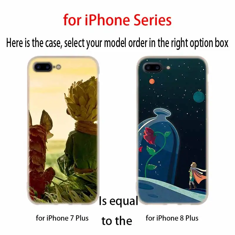 Чехол для телефона iPhone 11 Pro X XS Max XR 6 7 8 Plus 5 4S SE Little Prince Акварельная сумка Funda etui bumper