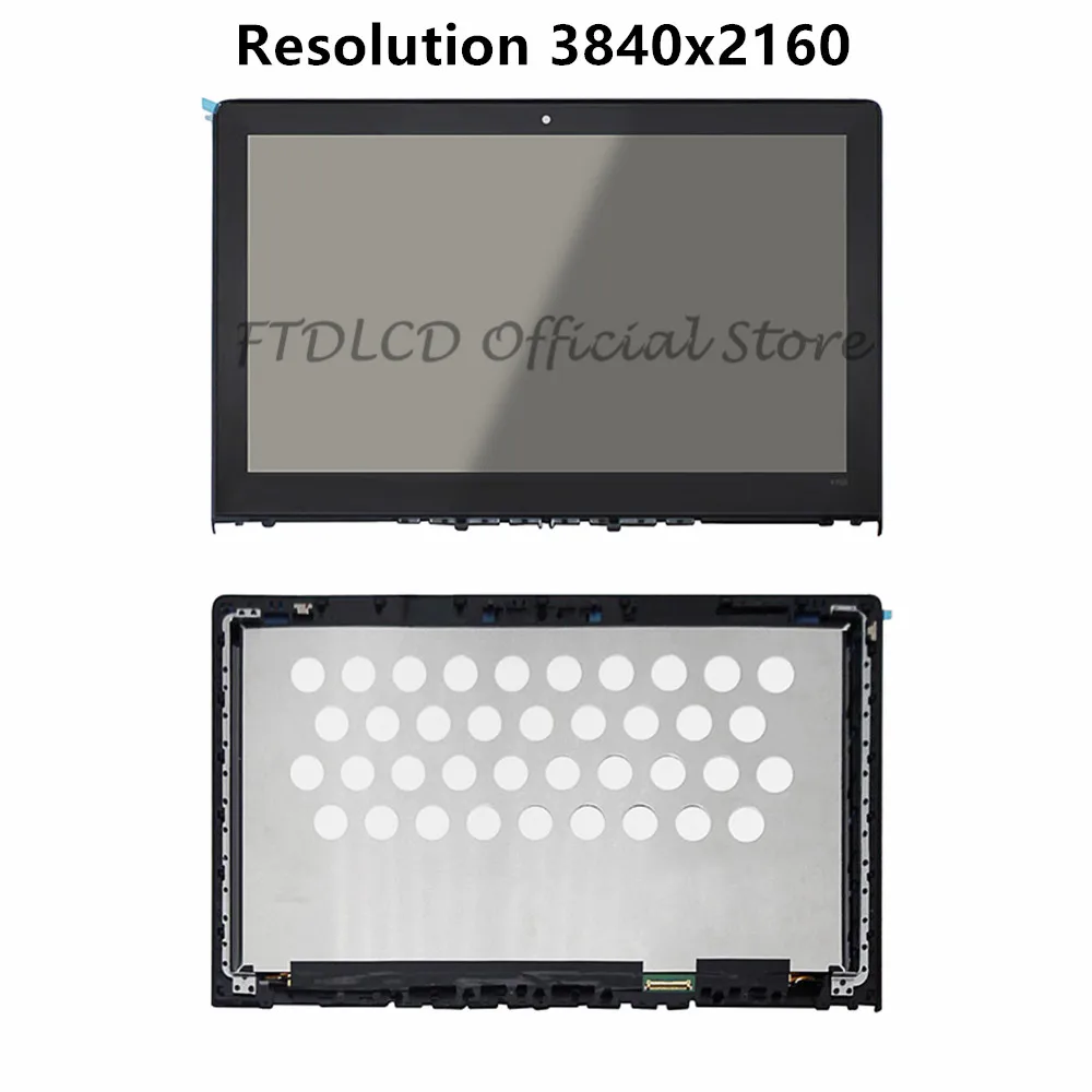 FTDLCD 15 6 &quotUHD FHD ЖК дисплей IPS экран + Переднее стекло рамка NV156FHM N61 для Lenovo Ideapad Y700 15ISK
