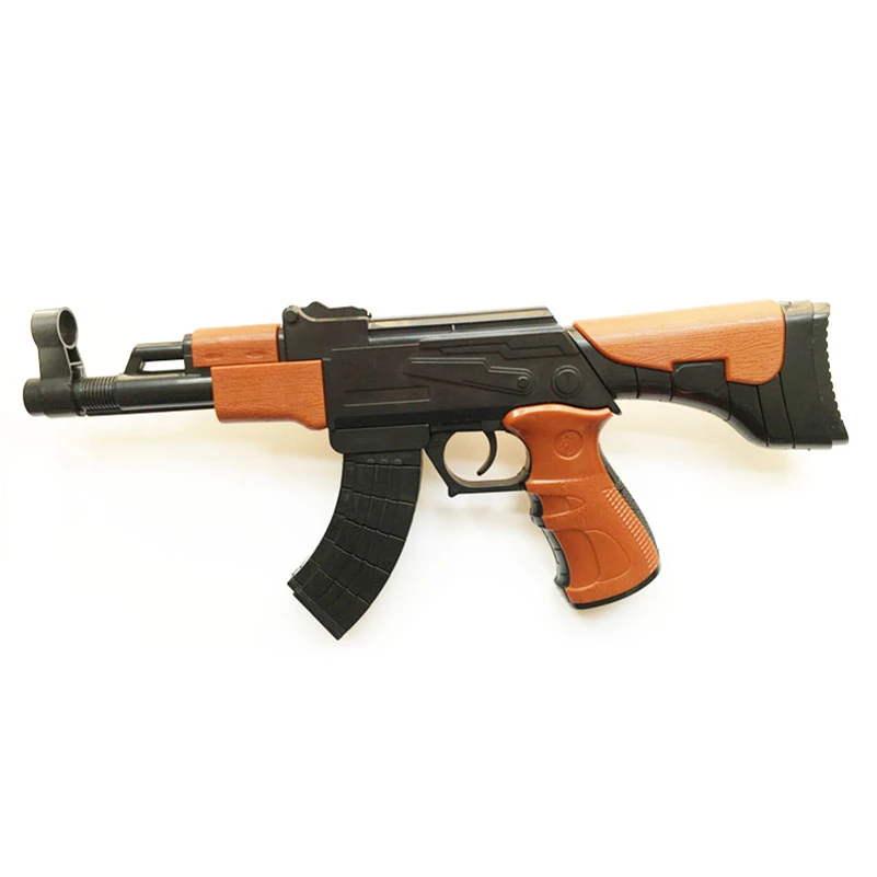 AK 47 сборки Игрушка винтовка пистолет ABS Пластик DIY строительные блоки 3D