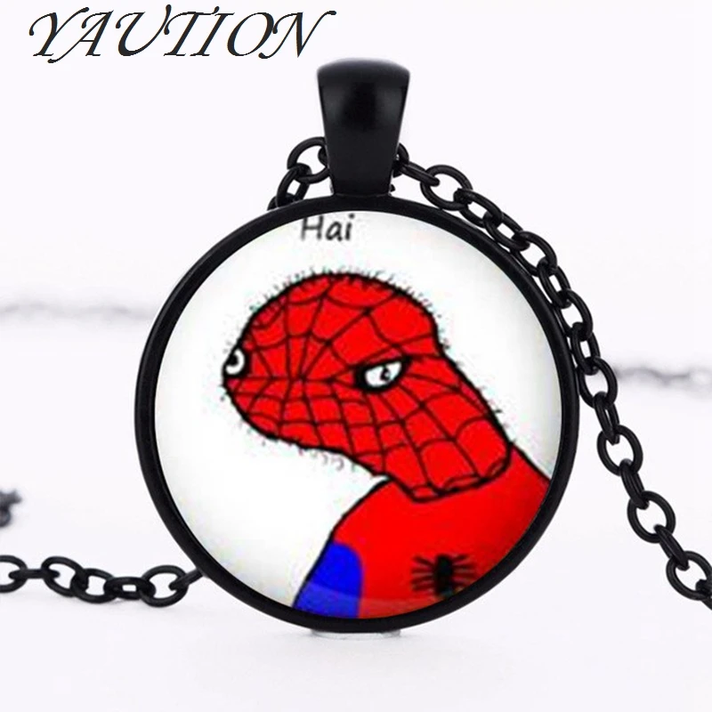 YAUTION горячая Распродажа Meme ожерелье Spoderman кулон Dolan ювелирные изделия Мода мм 27